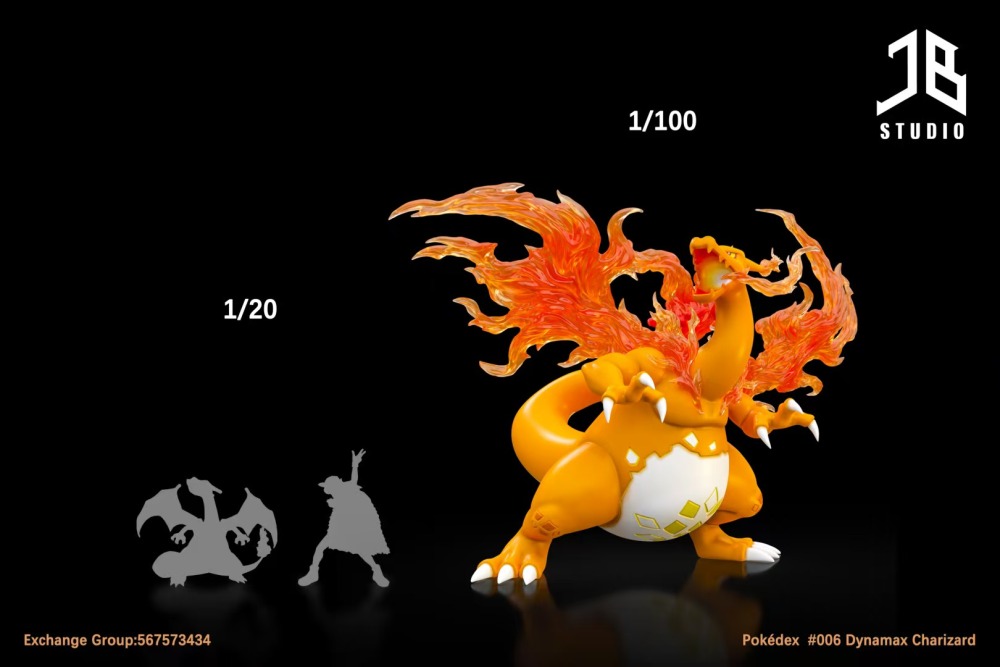 JB Studio - Gigantamax Charizard - Pokemon Scale World