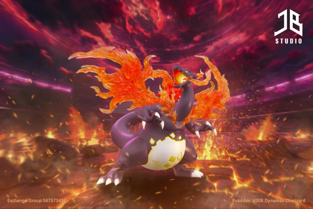 JB Studio - Gigantamax Charizard - Pokemon Scale World