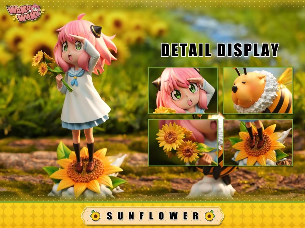 [Preorder] WakuWaku Studio - Anya Sunflower Girl - Spy x Family Resin Statue