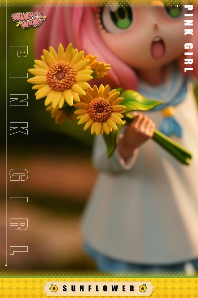 [Preorder] WakuWaku Studio - Anya Sunflower Girl - Spy x Family Resin Statue