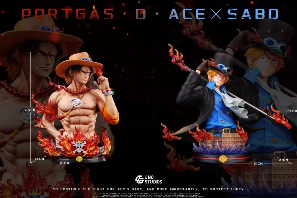 [Preorder] Uno Studio - Sabo Bust - One Piece Resin Statue