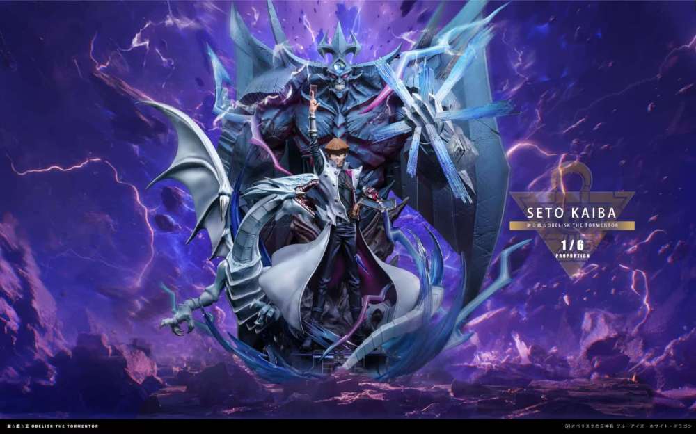 [Preorder] Time Studio - Seto Kaiba x Obelisk Tormentor - Yugioh Resin Statue