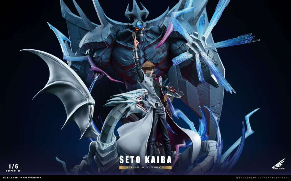 [Preorder] Time Studio - Seto Kaiba x Obelisk Tormentor - Yugioh Resin Statue