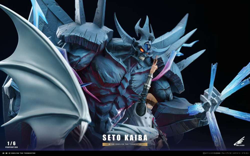 [Preorder] Time Studio - Seto Kaiba x Obelisk Tormentor - Yugioh Resin Statue