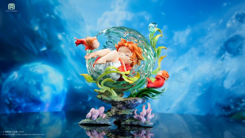 [Preorder] Kyuu Studio - Ponyo Ecology Scene - Gake No Ue No Ponyo Resin Statue