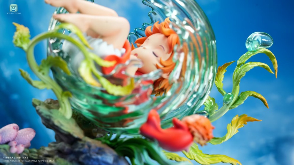 [Preorder] Kyuu Studio - Ponyo Ecology Scene - Gake No Ue No Ponyo Resin Statue
