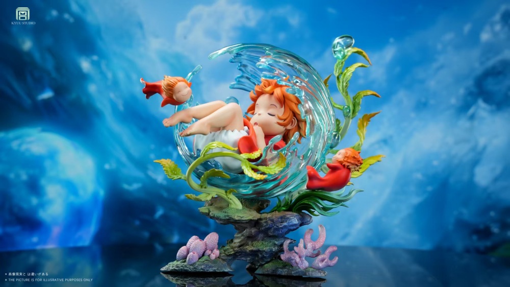 [Preorder] Kyuu Studio - Ponyo Ecology Scene - Gake No Ue No Ponyo Resin Statue