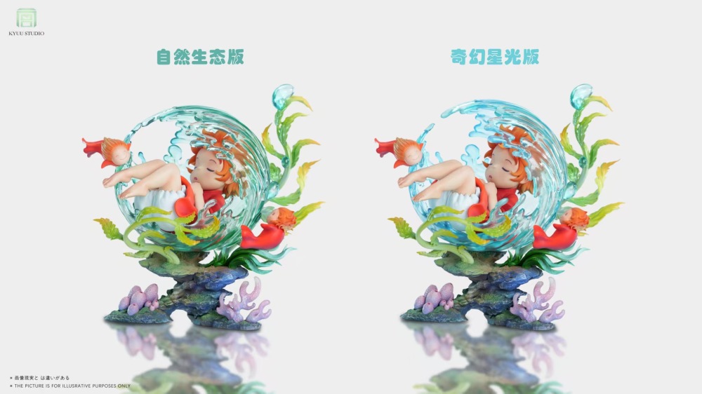 [Preorder] Kyuu Studio - Ponyo Ecology Scene - Gake No Ue No Ponyo Resin Statue