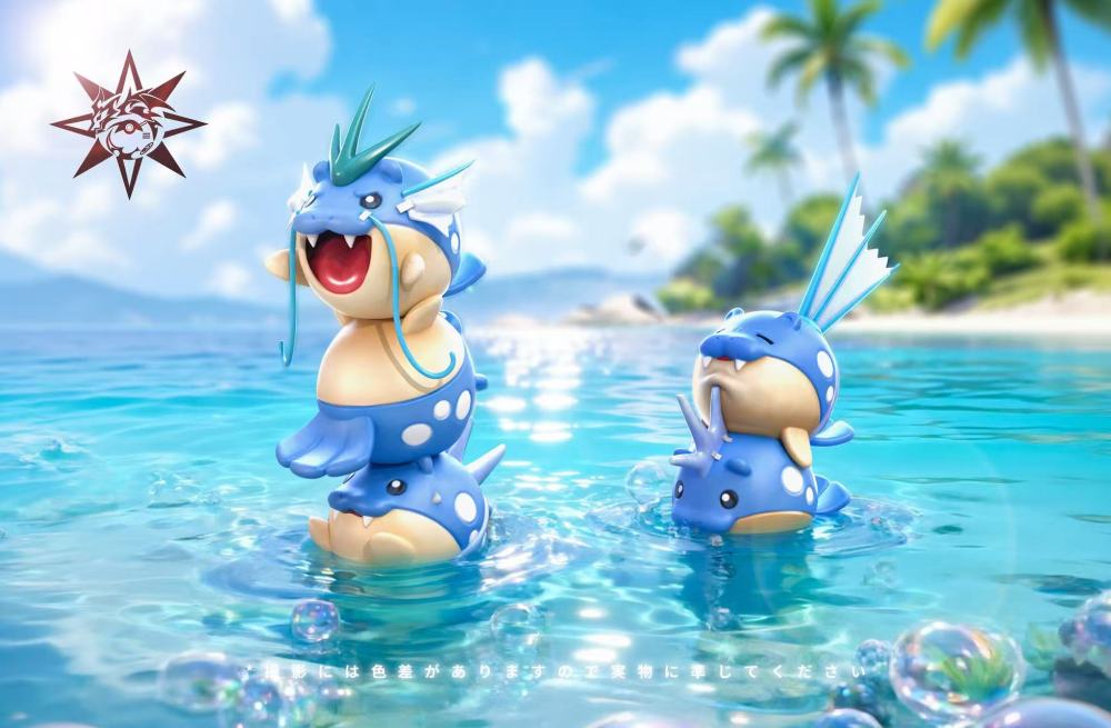 Spirit Dragon Studio - Spheal Cosplay Gyarados - Pokemon Resin Statue