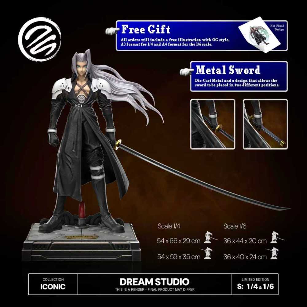 [Preorder] Dream Studio - OG Sephiroth - Final Fantasy Vii Resin Statue