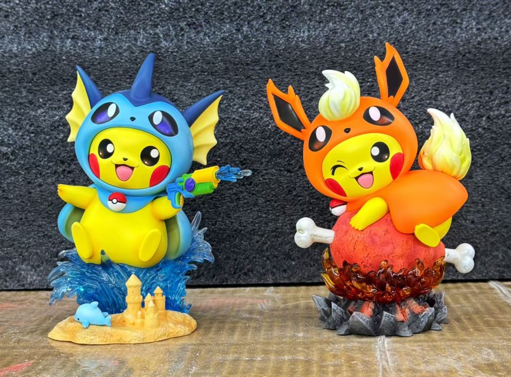 Cheese Studio - Pikachu Cosplay Flareon - Pokemon Resin Statue