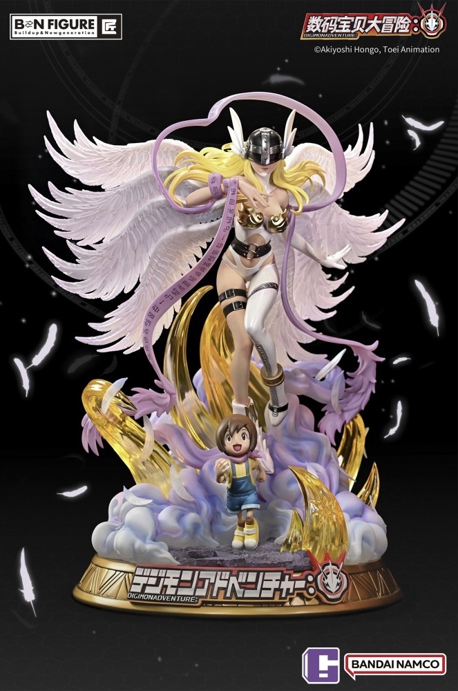 [In Stock] Infinity Studio x BN Figure - Hikari Yagami x Angewomon - Digimon Licensed Statue