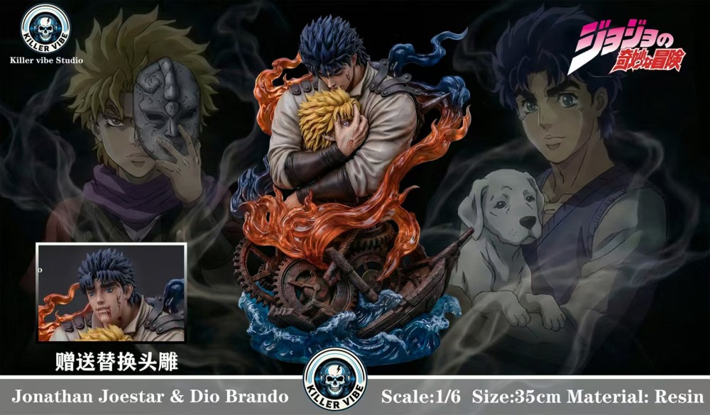 [Preorder] Killer Vibe Studio - Jonathan Joestar x Dio Brando - Jojos Bizarre Adventure Resin Statue