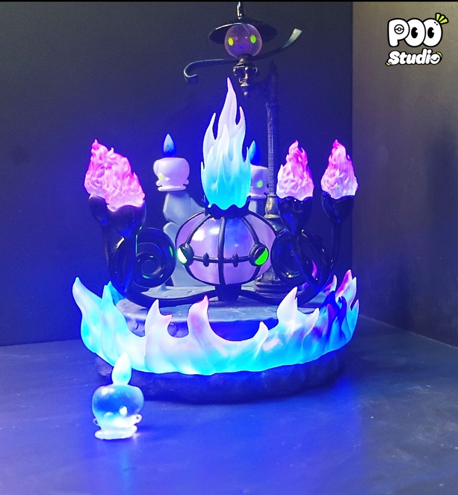 Poo Studio - Chandeluxe Evolution - Pokemon Resin Statue