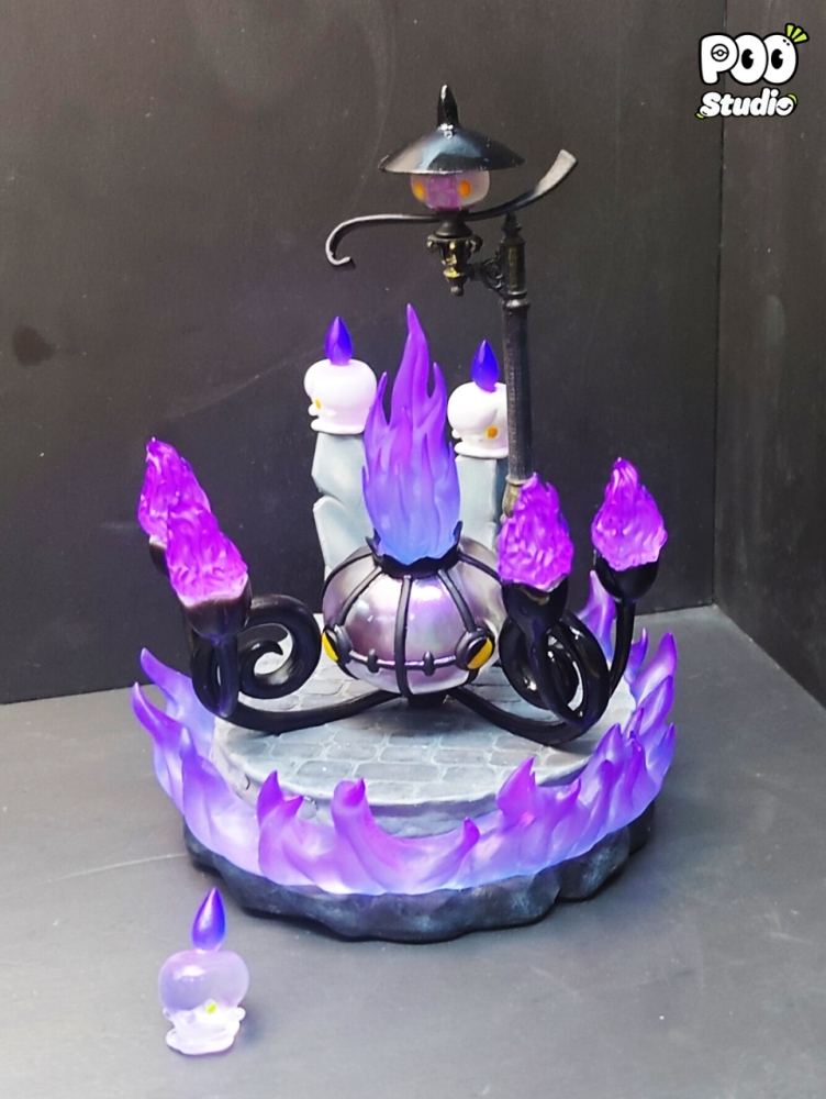 Poo Studio - Chandeluxe Evolution - Pokemon Resin Statue
