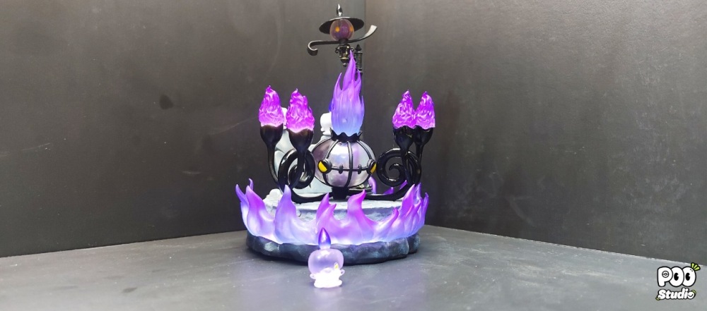 Poo Studio - Chandeluxe Evolution - Pokemon Resin Statue