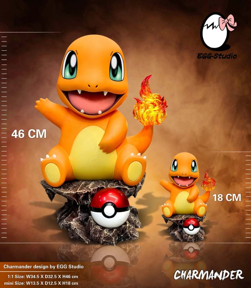 Egg Studio - Charmander - Pokemon Resin Statue