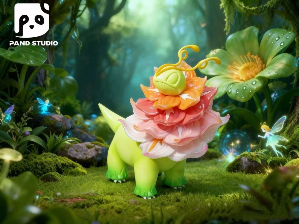 Pand Studio - Mega Meganium - Pokemon Resin Statue