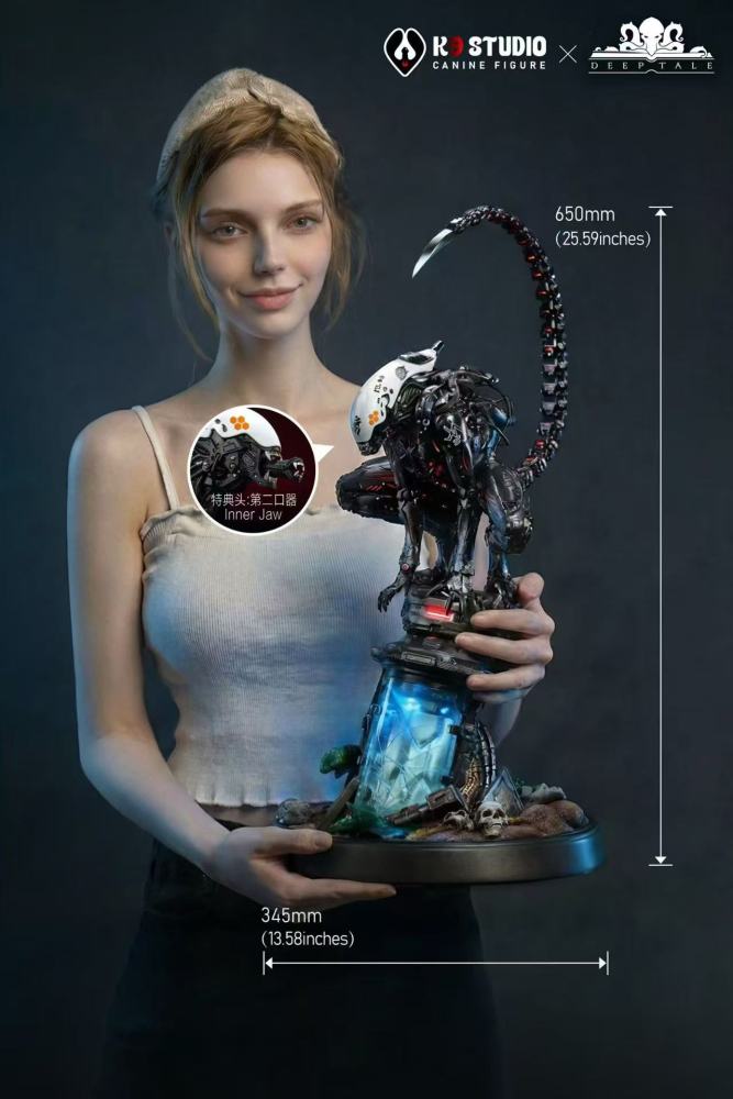 [Preorder] K9 Studio x Deep Tale Studio - Mechanical Alien - Alien Resin Statue