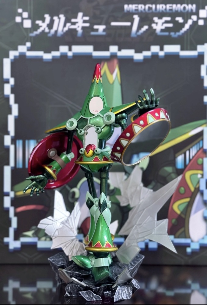 [In Stock] Zombie Car Studio - Mercuremon - Digimon Resin Statue
