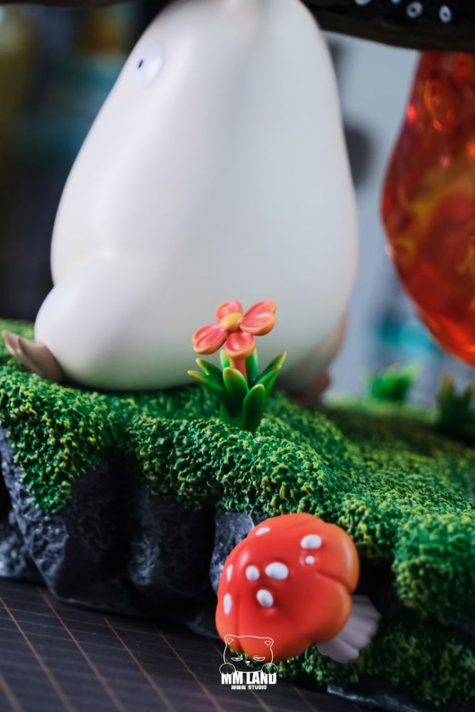 [Preorder] MMLand Studio - Calcifer x Totoro - Howls Moving Castle Resin Statue