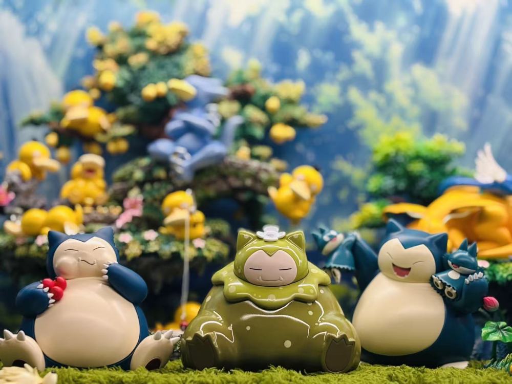 MoYu Studio - Moss Snorlax - Pokemon Resin Statue