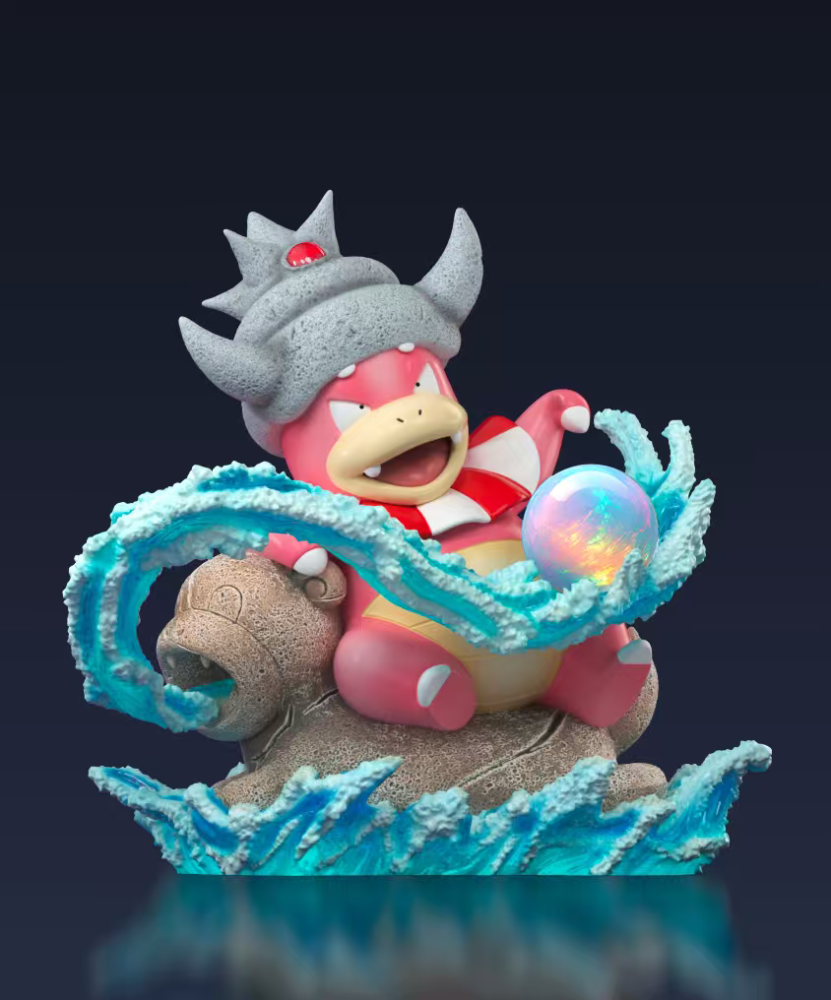 YoHoToys Studio - Slowpoke Evolution - Pokemon Resin Statue