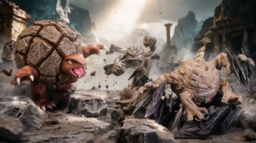 Frozen Water Studio - Golem Evolution - Pokemon Scale World