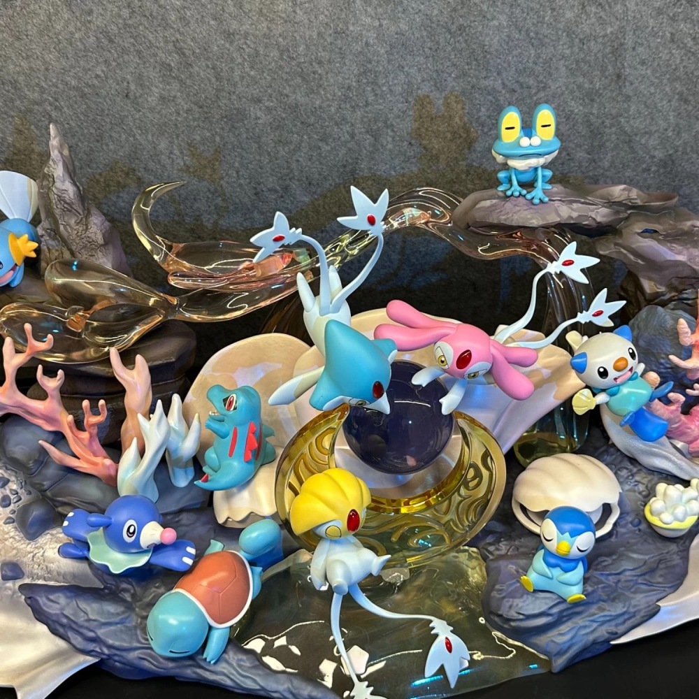 MFC Studio - Water Type Starters - Pokemon Resin Statue