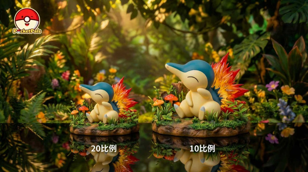 PocketPals Studio - Cyndaquil - Pokemon Resin Statue