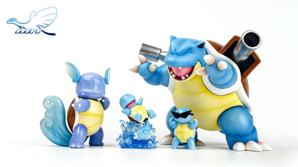 MN Studio - Blastoise Evolution - Pokemon Scale World