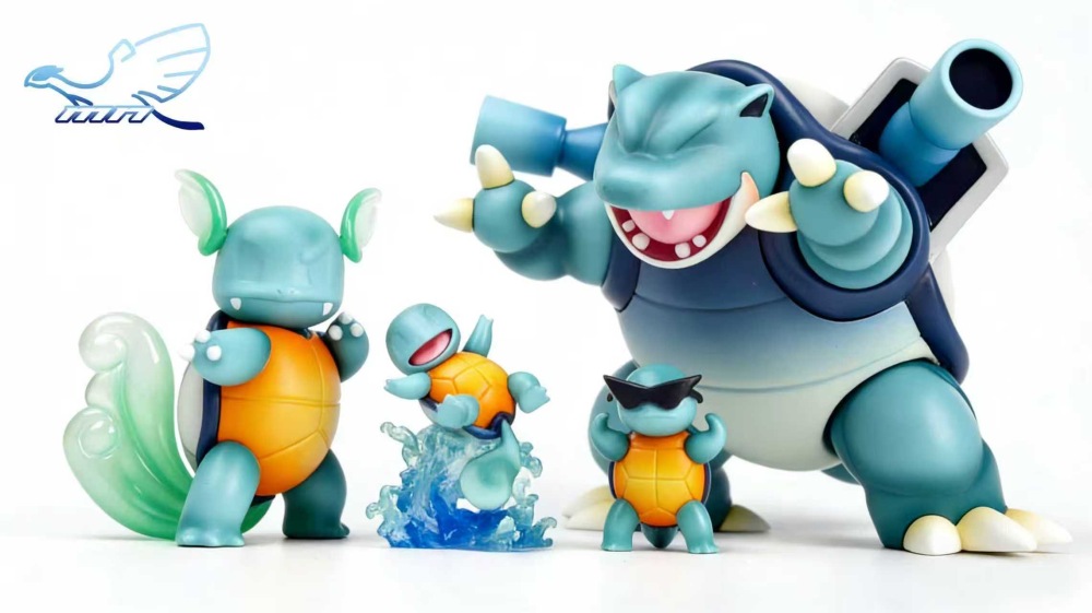MN Studio - Blastoise Evolution - Pokemon Scale World