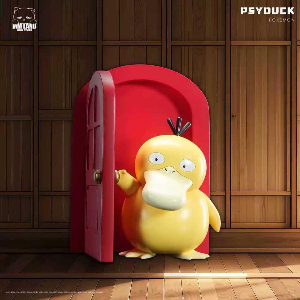 MMLand Studio - Open Door Psyduck - Pokemon Resin Statue