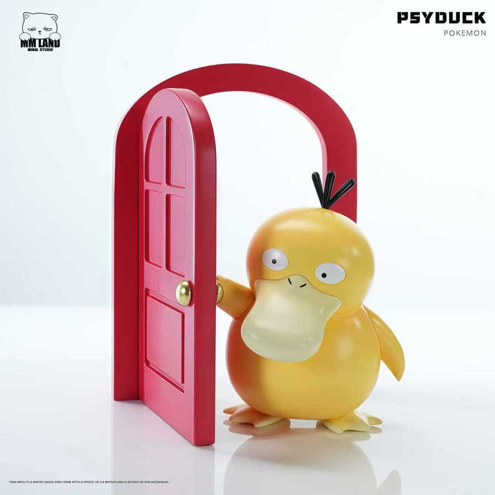 MMLand Studio - Open Door Psyduck - Pokemon Resin Statue