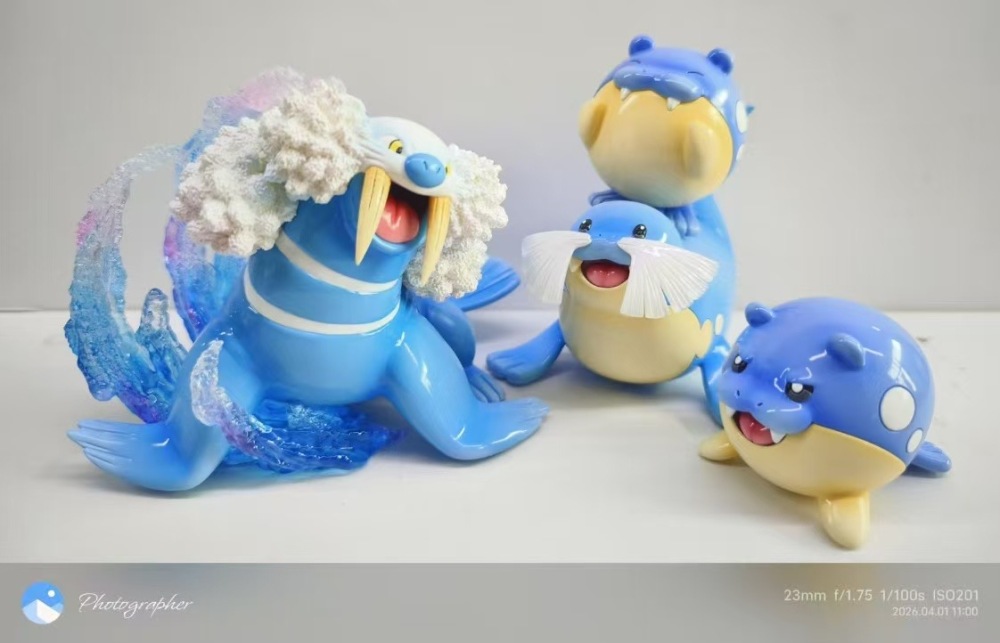 Celebrity Commune Studio - Walrein Evolution - Pokemon Scale World