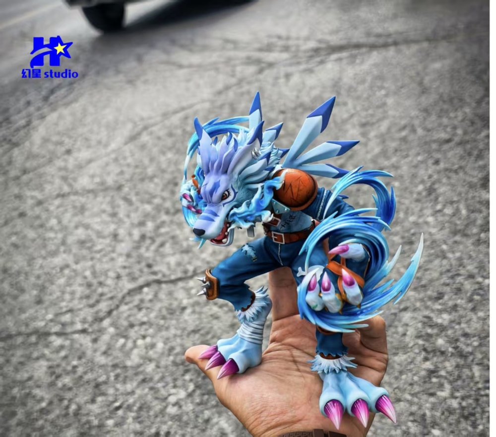 [Preorder] HX Studio - Were Garurumon - Digimon Resin Statue