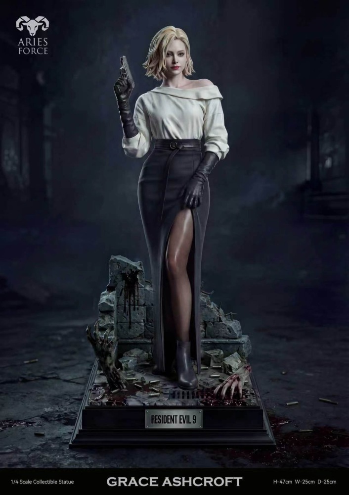 [Preorder] Aries Force Studio - Grace Ashcroft x Leon S Kennedy - Resident Evil Resin Statue