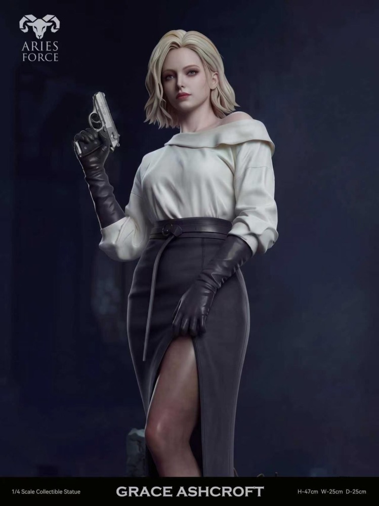 [Preorder] Aries Force Studio - Grace Ashcroft x Leon S Kennedy - Resident Evil Resin Statue