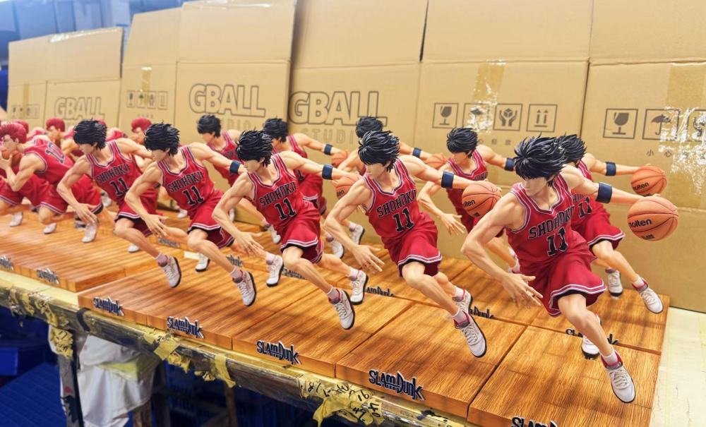 [In Stock] GBall Studio - Kaede Ruwaka x Hanamichi Sakuragi - Slam Dunk Resin Statue