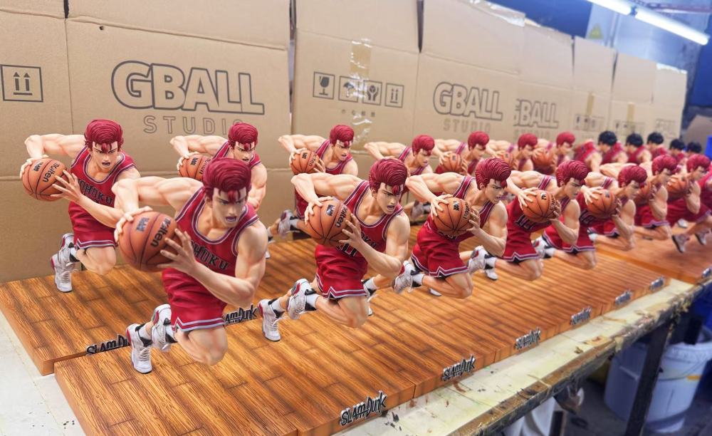 [In Stock] GBall Studio - Kaede Ruwaka x Hanamichi Sakuragi - Slam Dunk Resin Statue