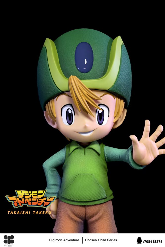 [Preorder] Butterfly Studio - Takaishi Takeru x Patamon - Digimon Resin Statue