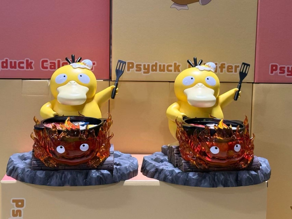 MMLand Studio - Psyduck x Calcifer - Pokemon Resin Staue