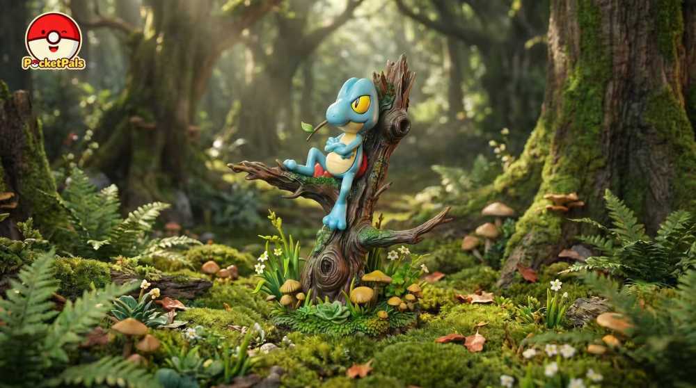 PocketPals Studio - Treecko - Pokemon Resin Statue