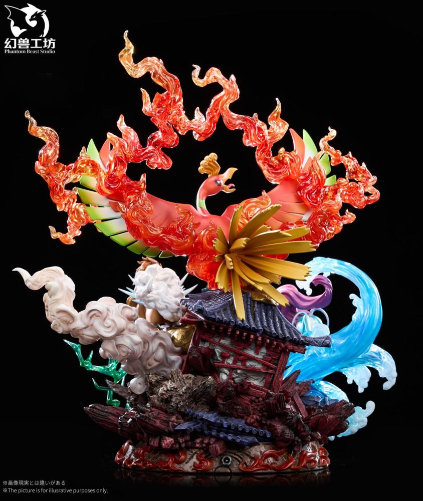 Phantom Beast Studio - Ho-Oh x Legendary Beasts - Pokemon Resin Statue