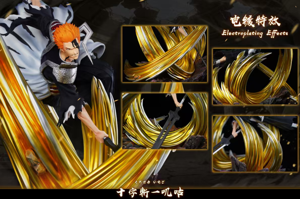[Preorder] HXHeng x Cheng Studio - Ichigo Dual Blade Cross Slash - Bleach Resin Statue