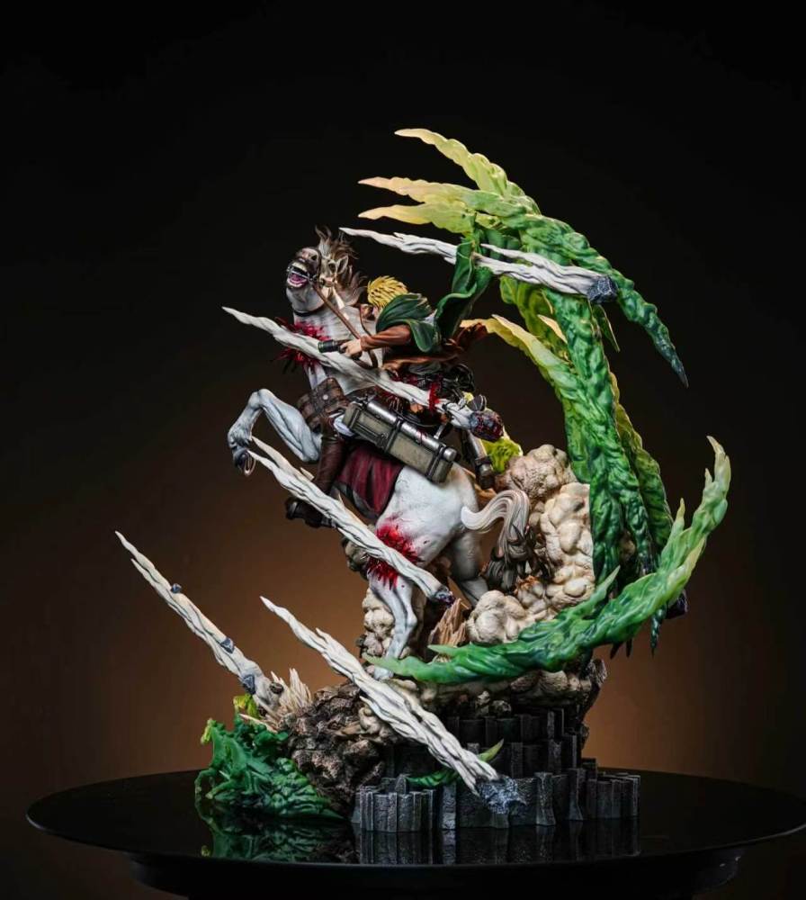 [Preorder] Model Power Studio - Erwin Smith Death Charge - Attack On Titan Resin Statue