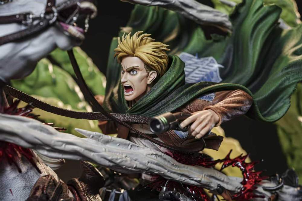 [Preorder] Model Power Studio - Erwin Smith Death Charge - Attack On Titan Resin Statue