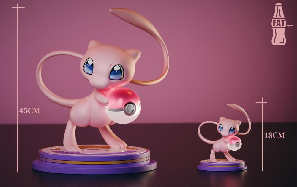 Fat Boy Studio - Mew Pokeball - Pokemon Resin Statue