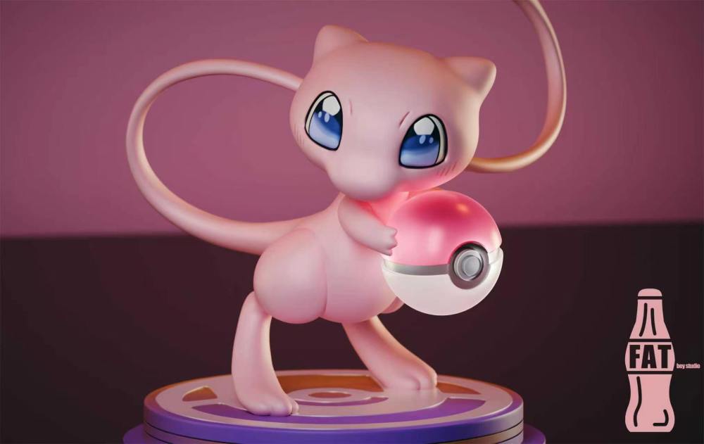Fat Boy Studio - Mew Pokeball - Pokemon Resin Statue