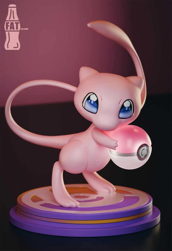 Fat Boy Studio - Mew Pokeball - Pokemon Resin Statue